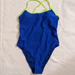 One piece Blue Suimsuit